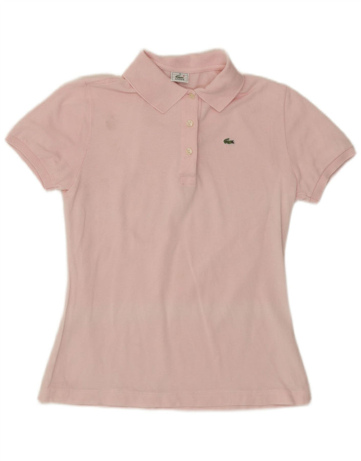 Polo Lacoste Mujer Talla 40 Algodón Rosa Medio