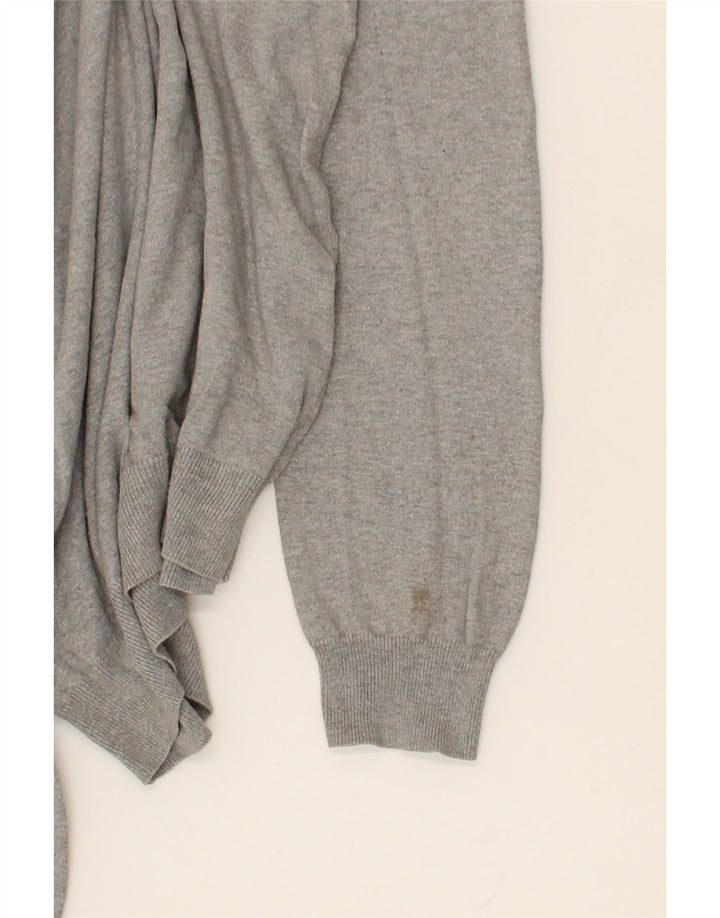 MARLBORO CLASSICS Mens V-Neck Jumper Sweater Small Grey Vintage Marlboro Classics and Second-Hand Marlboro Classics from Messina Hembry 