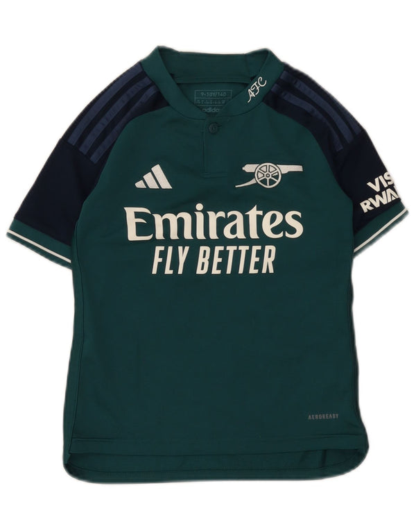 ADIDAS Camiseta gráfica Fly Emirates para niños 9-10 años Bloque de color verde