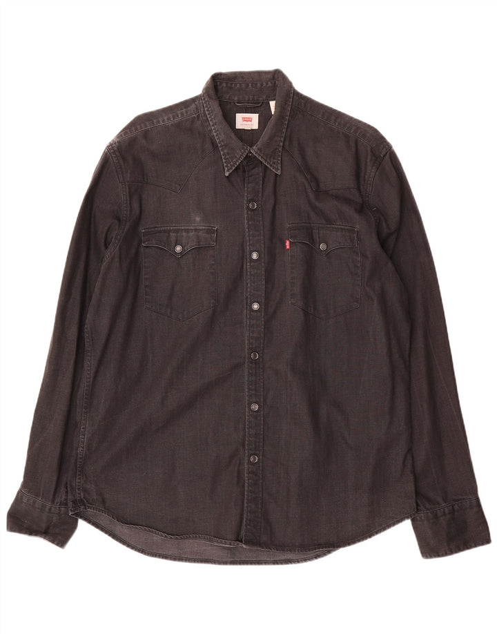 Levi's Camisa Vaquera XL Algodón Negro Hombre