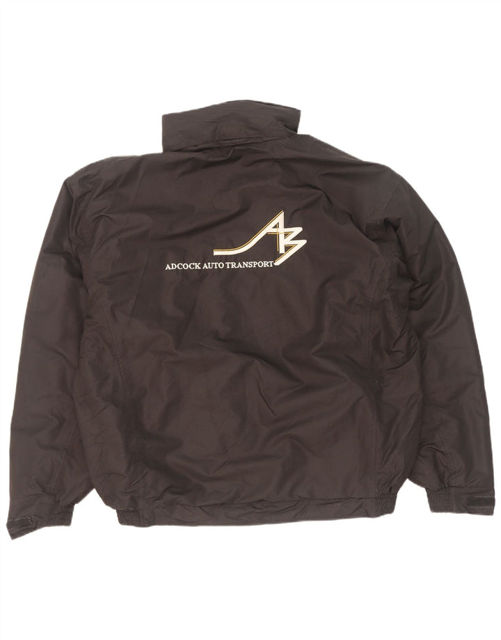 Dickies Chaqueta bomber con capucha y gráfico para hombre UK 40 Large Nylon negro