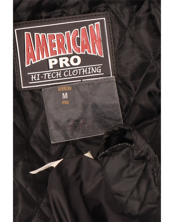 American Eagle Chaqueta utilitaria para hombre ES 38 Mediana Acetato negro