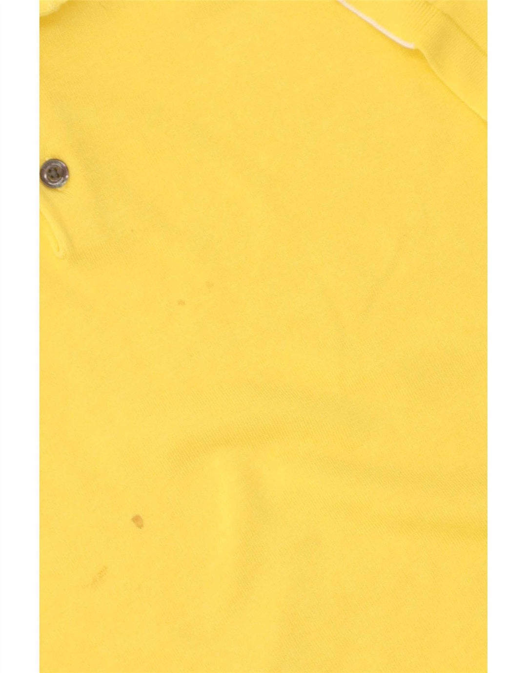 Polo Massimo Dutti Hombre XL Amarillo Algodón