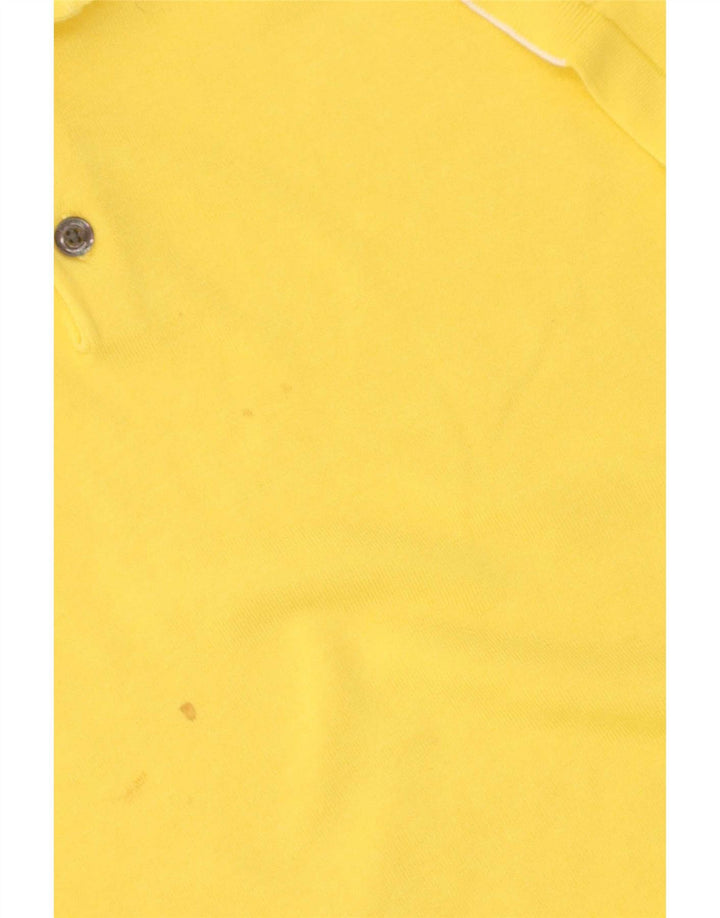 Polo Massimo Dutti Hombre XL Amarillo Algodón