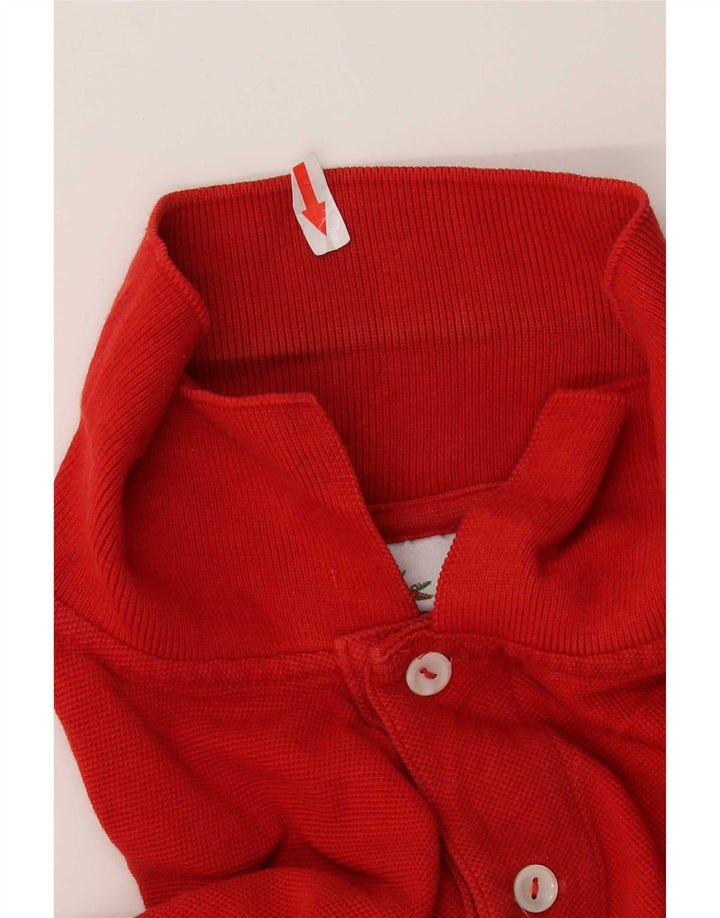 Polo Lacoste para hombre talla 2 XS algodón rojo