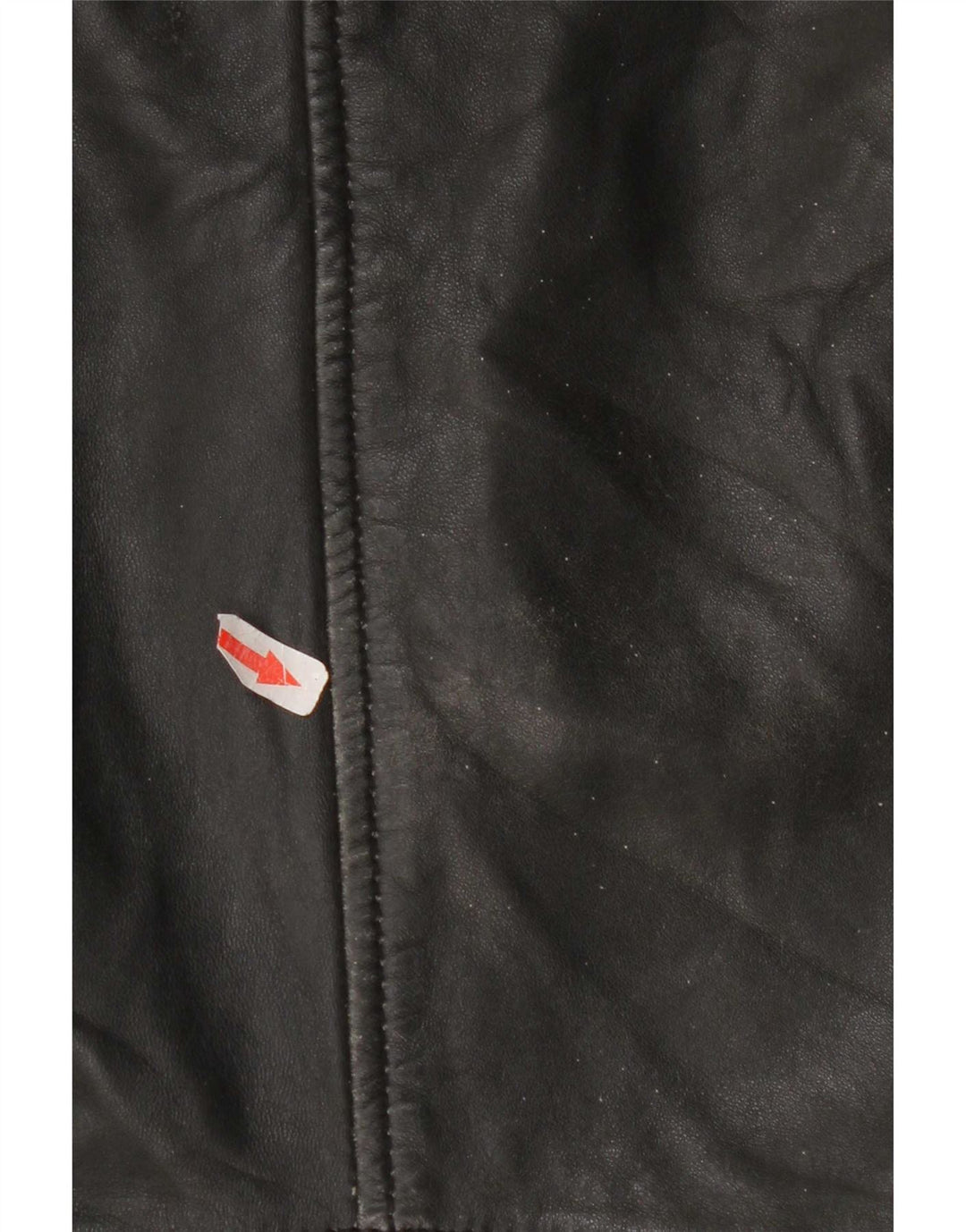 Mango Mujer Crop Chaqueta De Cuero UK 10 Small Negro