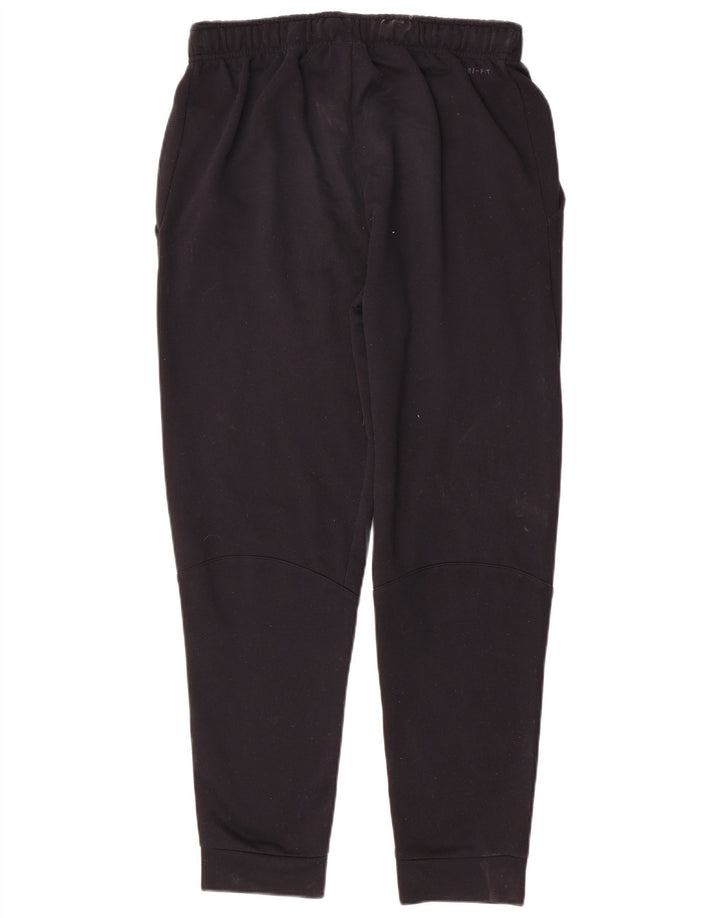 Nike Hombre Dri Fit Chándal Pantalones Joggers Mediano Negro Poliéster