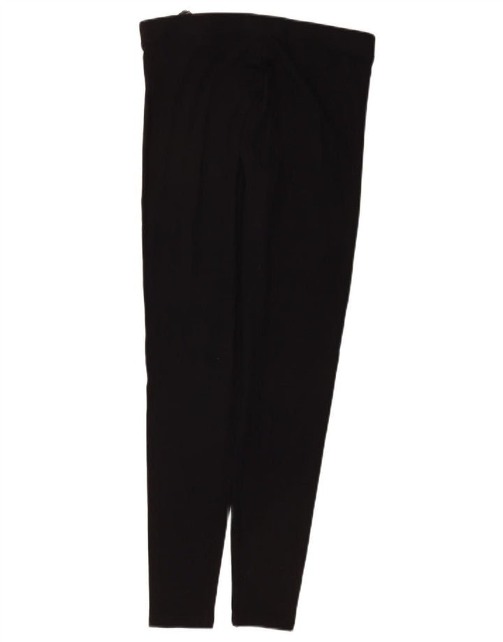 Marks & Spencer Leggings regulares para mujer UK 42 Mediano Algodón negro