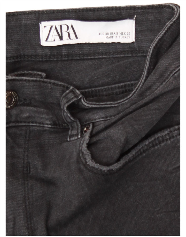 Zara Vaqueros Pitillo Mujer EU 40 Mediano W30 L27 Negro