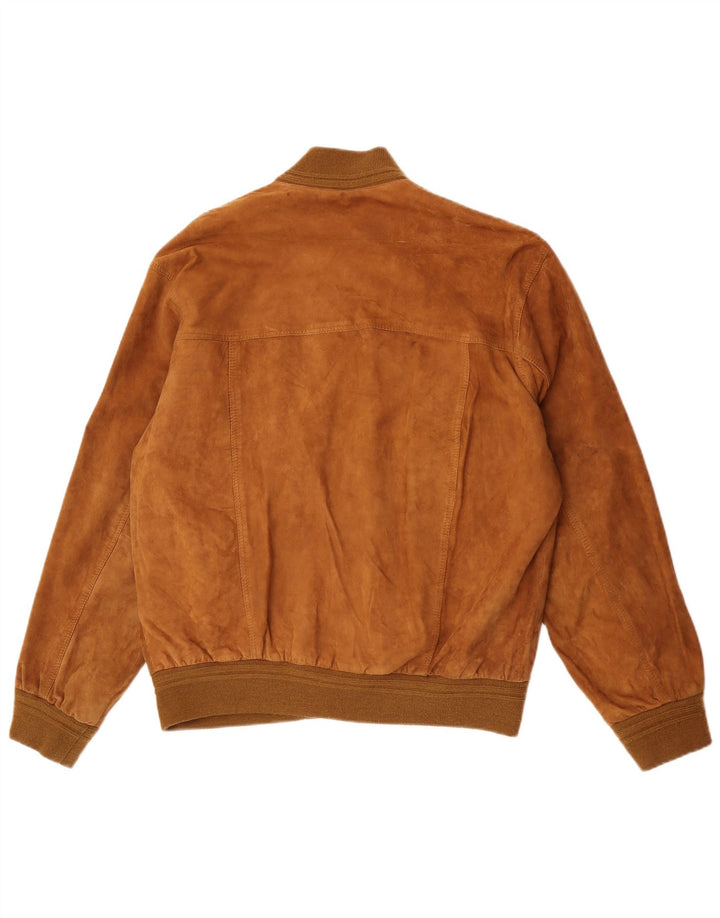 Vintage hombres ante bomber chaqueta IT 54 2XL Beige