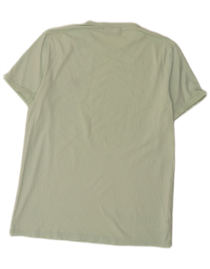 Camiseta Fred Perry Hombre Top Algodón Verde Medio