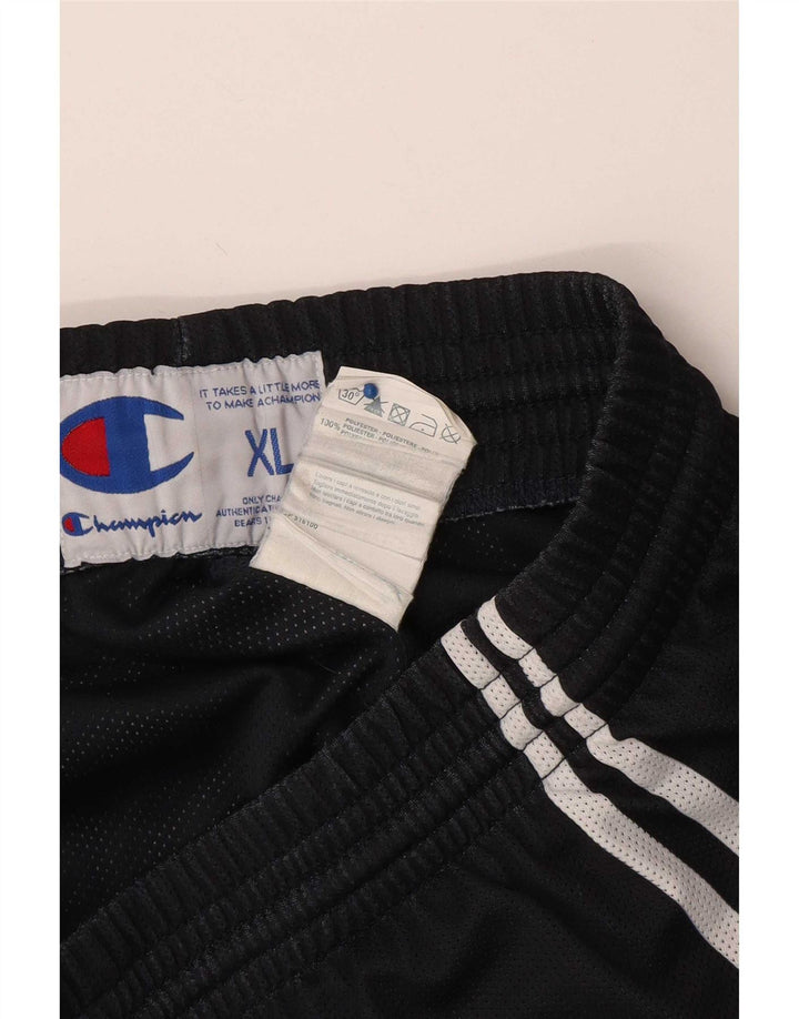 Champion Pantalones cortos deportivos para hombre XL Poliéster azul marino