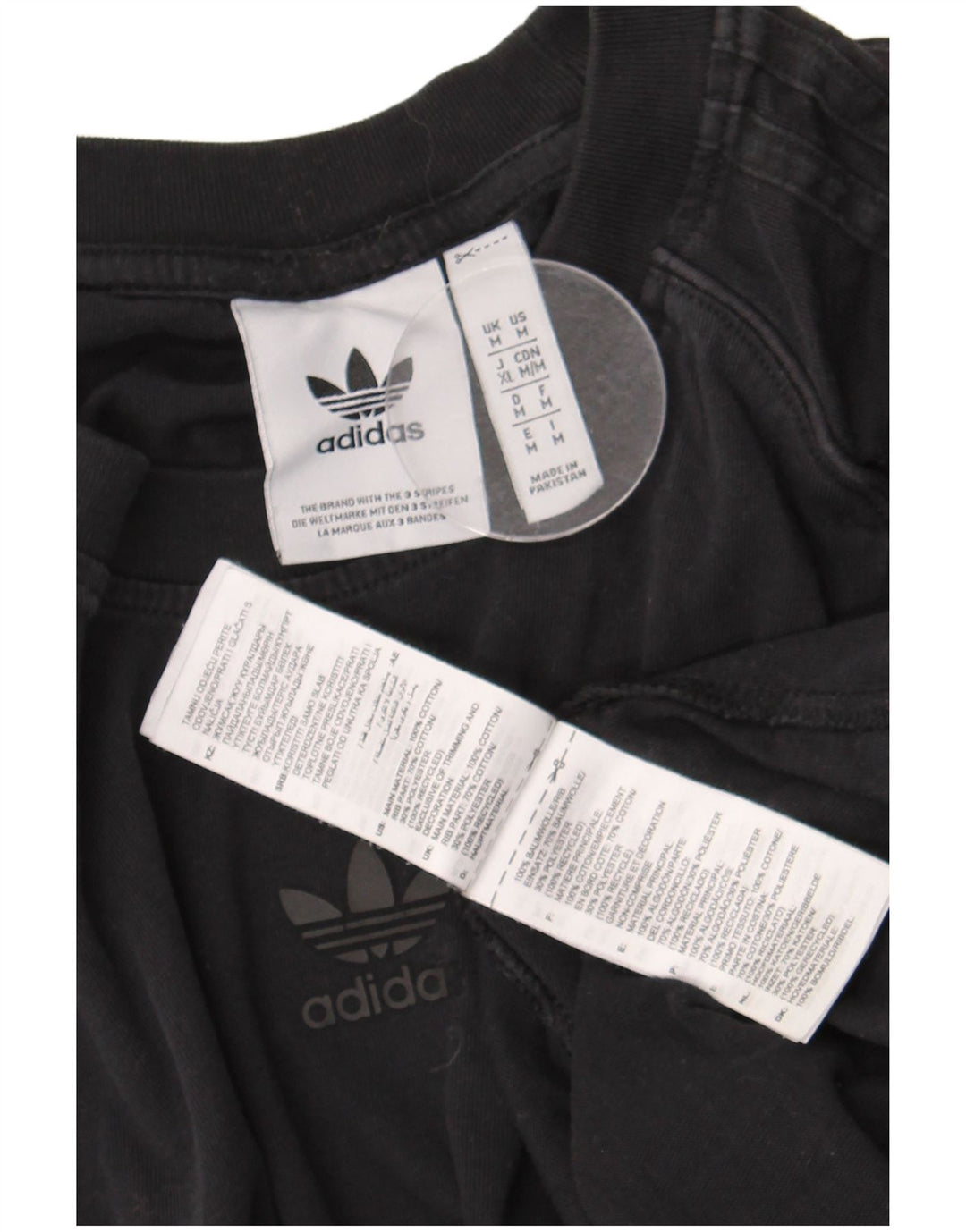 Camiseta Adidas Hombre Top Medium Negro Algodón