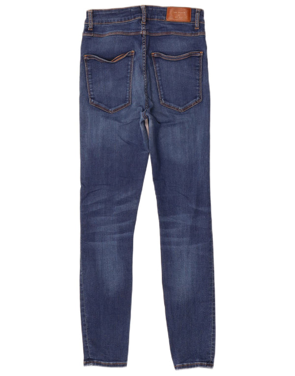 Zara Vaqueros pitillo para mujer EU 38 Small W28 L26 Algodón azul
