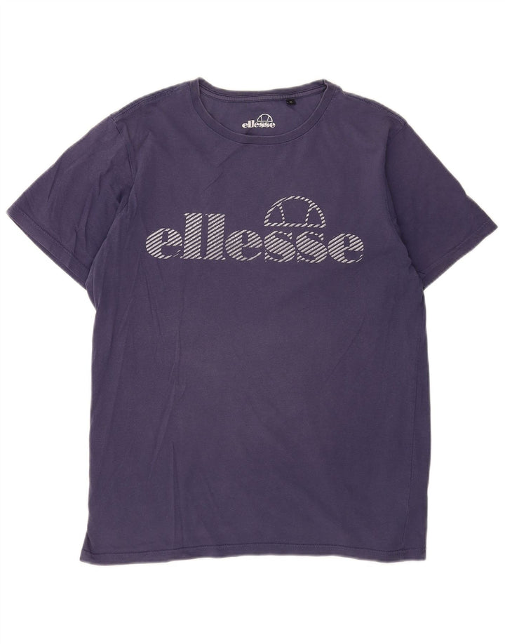 Ellesse - Camiseta gráfica para hombre, talla pequeña, azul marino