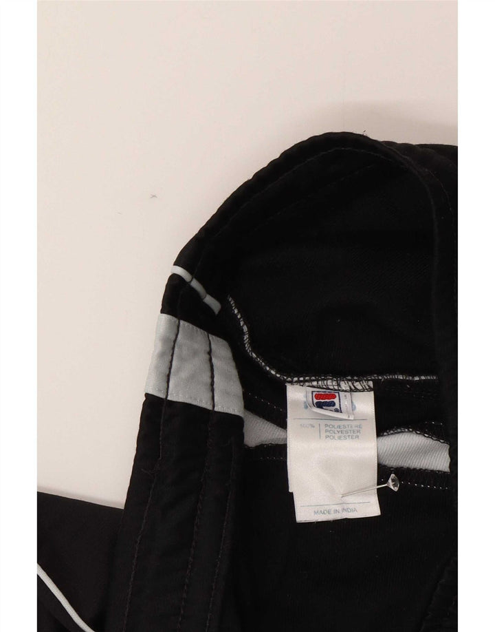 Fila Pantalón De Chándal Para Hombre Grande Negro Colorblock Poliéster