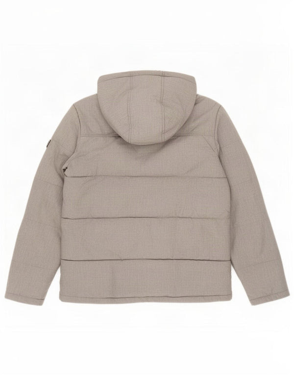 Jack & Jones Chaqueta acolchada con capucha para hombre UK 40 Large Grey