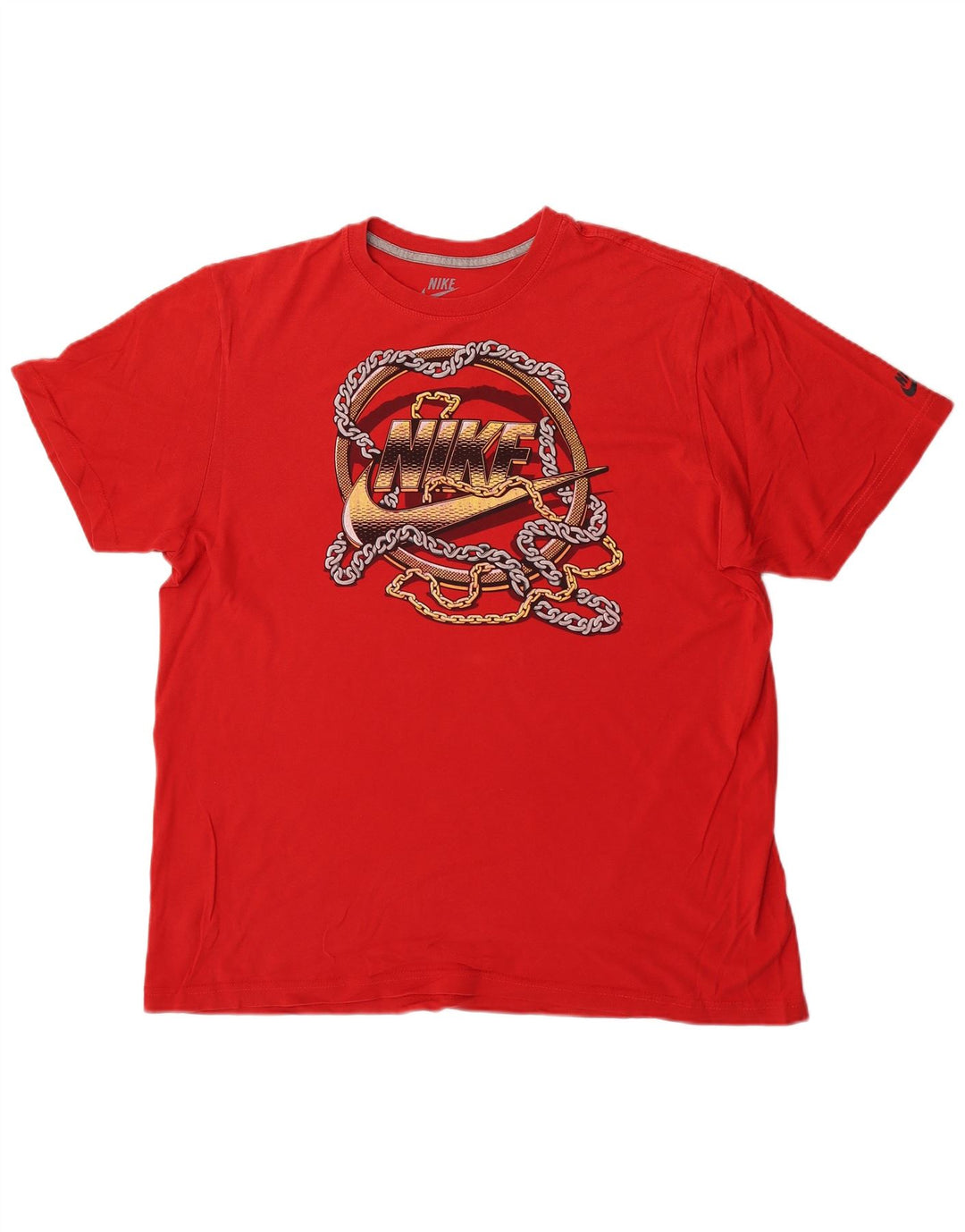Nike Camiseta con gráfico de ajuste regular para hombre XL Rojo
