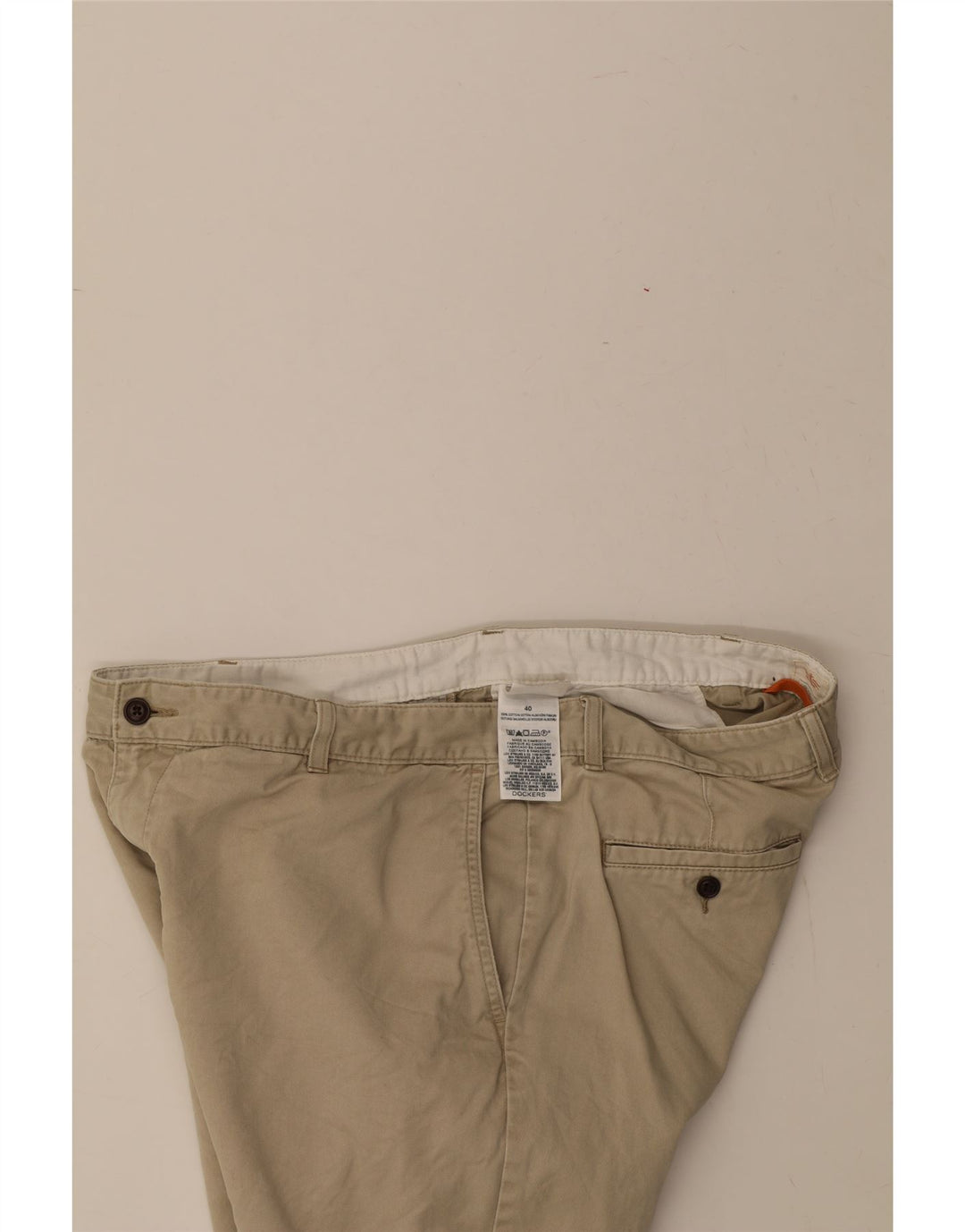 DOCKERS Mens Cargo Shorts W40 2XL Beige Cotton Vintage Dockers and Second-Hand Dockers from Messina Hembry 