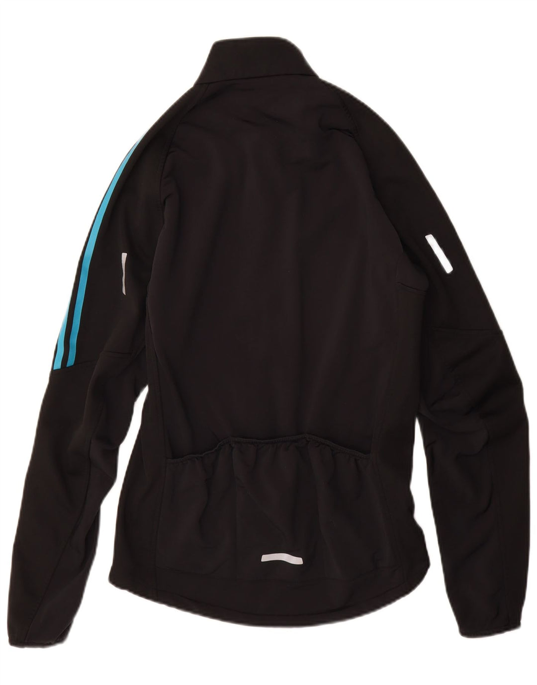 Adidas Hombre Chándal Top Chaqueta Pequeña Poliéster Negro