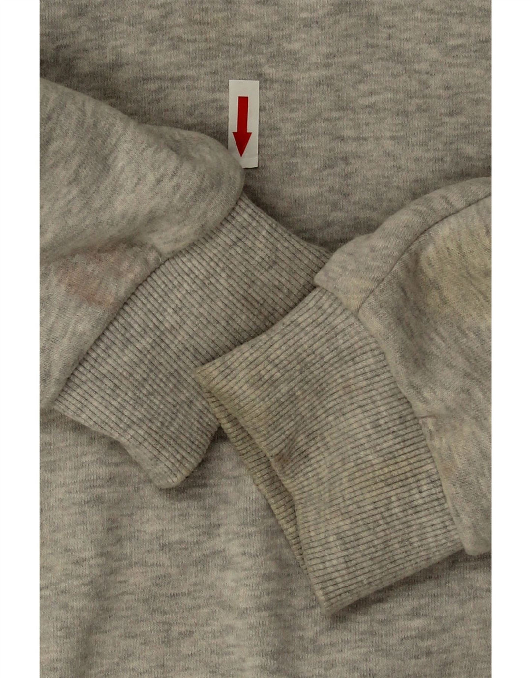Superdry Sudadera extragrande para mujer, jersey, Reino Unido 46, algodón gris grande