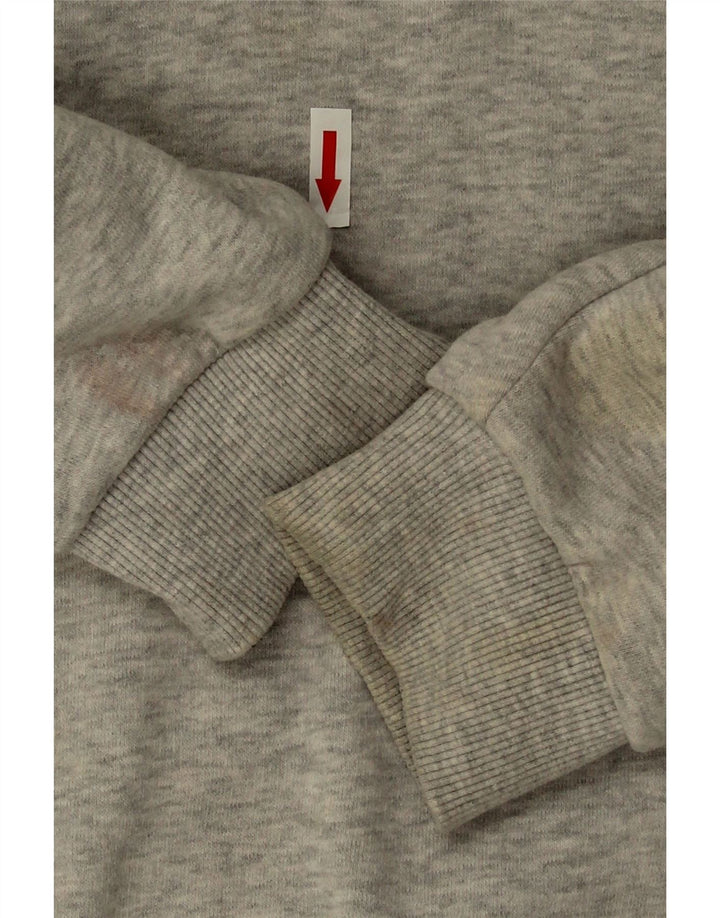Superdry Sudadera extragrande para mujer, jersey, Reino Unido 46, algodón gris grande