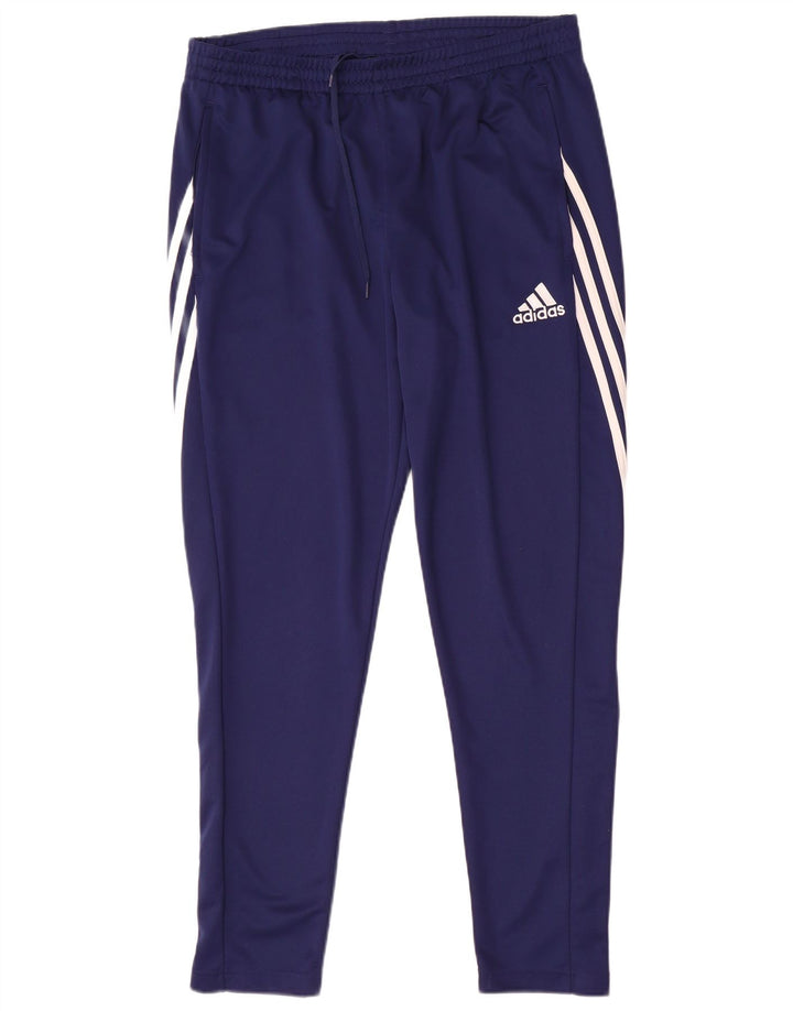 Adidas Mens Climalite Chándal Pantalones Grande Azul Marino Poliéster