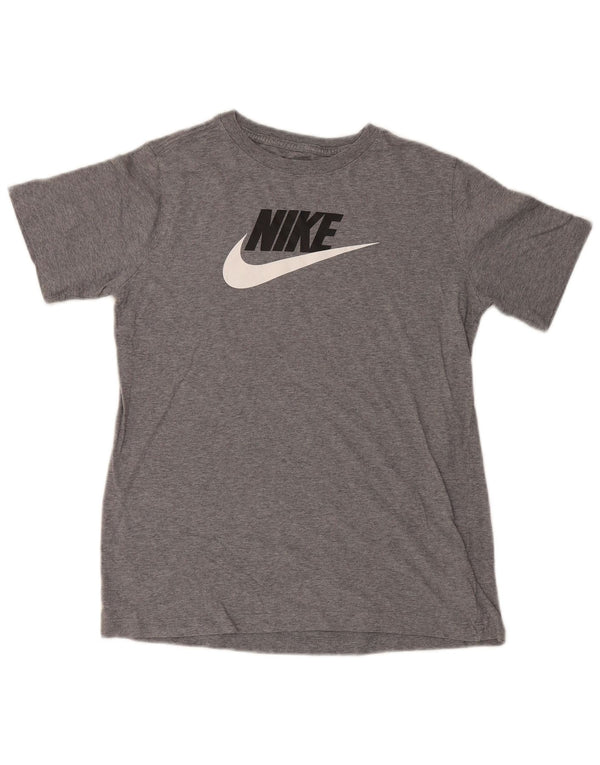 Nike Camiseta gráfica para niños 13-14 años XL Gris Algodón