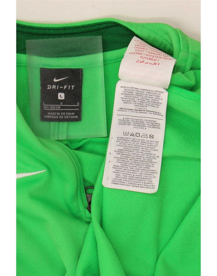 Nike - Chándal Dri Fit para niños, talla grande, color verde, 12-13 años