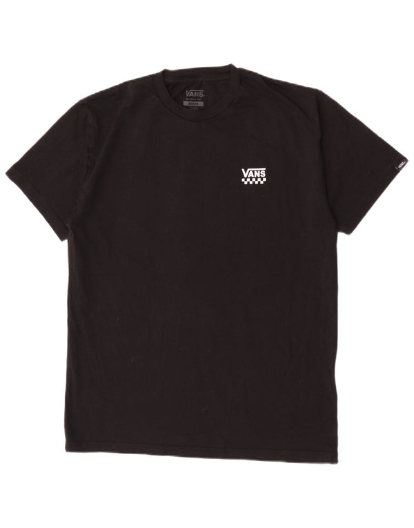 Camiseta Vans Classic Fit para hombre, talla mediana, algodón negro