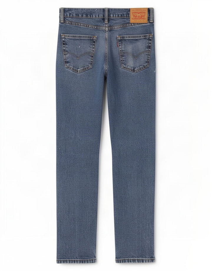 Levi's Hombre 511 Slim Jeans W33 L32 Algodón Azul
