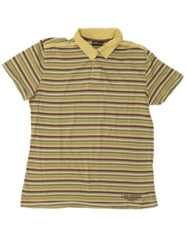 LEE Polo de mujer ES 40 XL Algodón a rayas multicolor
