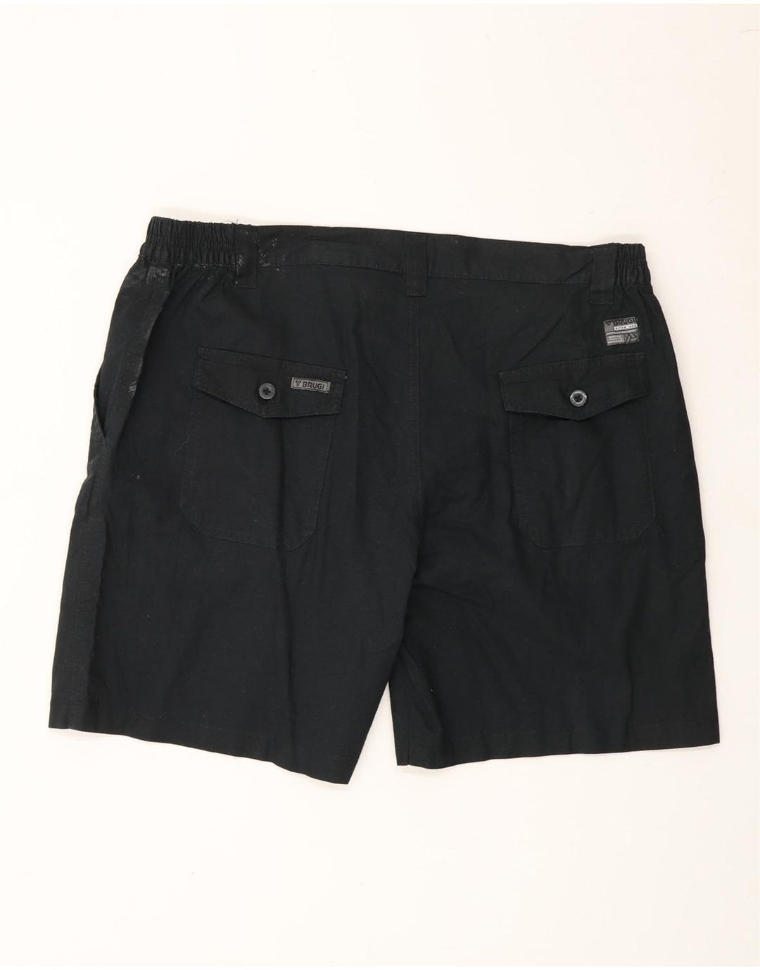 BRUGI Mens Chino Shorts Large W36 Black Vintage Brugi and Second-Hand Brugi from Messina Hembry 