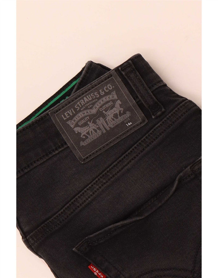 Levi's Vaqueros ajustados para niños 13-14 años W26 L30 Negro