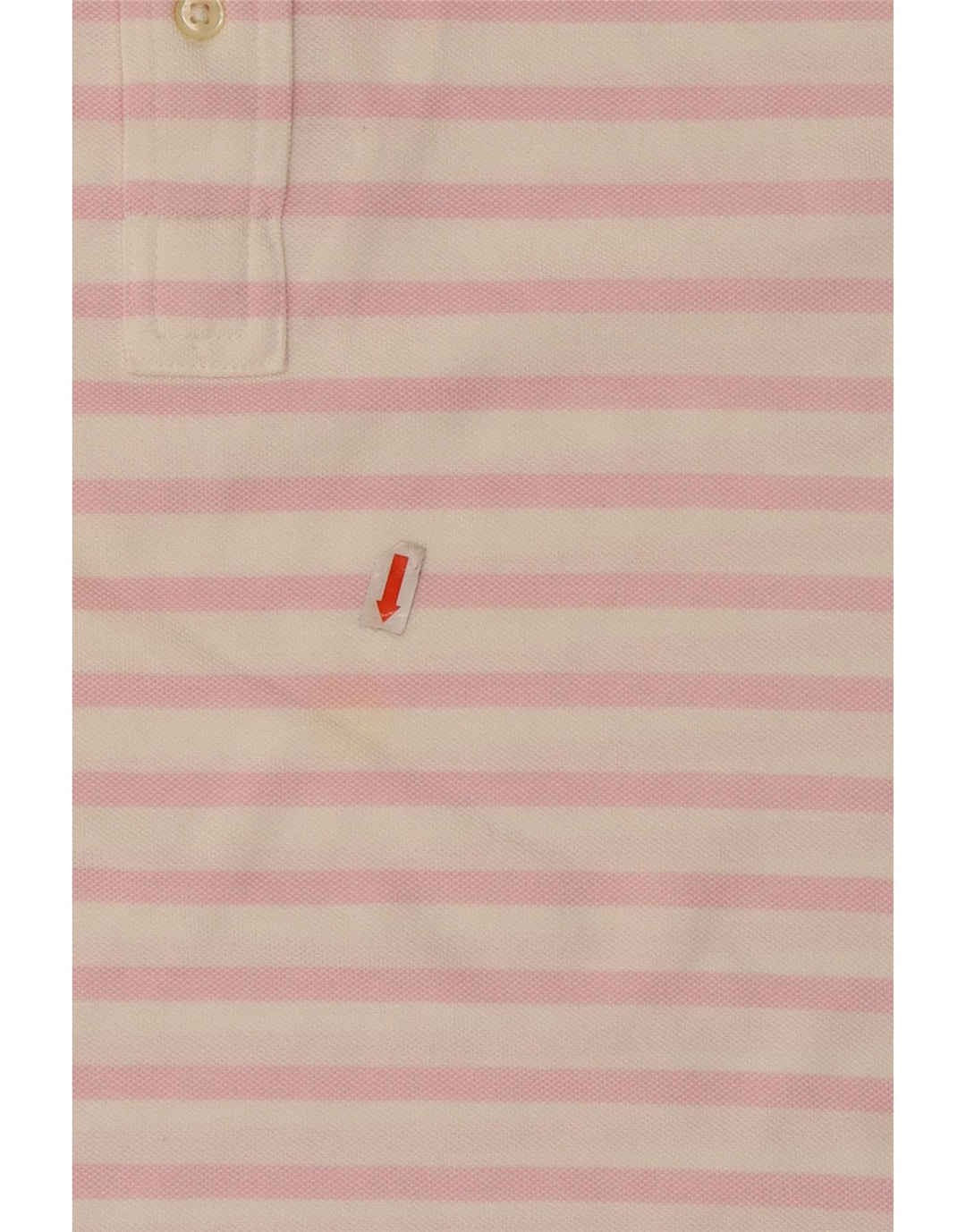 RALPH LAUREN Polo Oxford de punto para hombre de algodón a rayas rosa medio