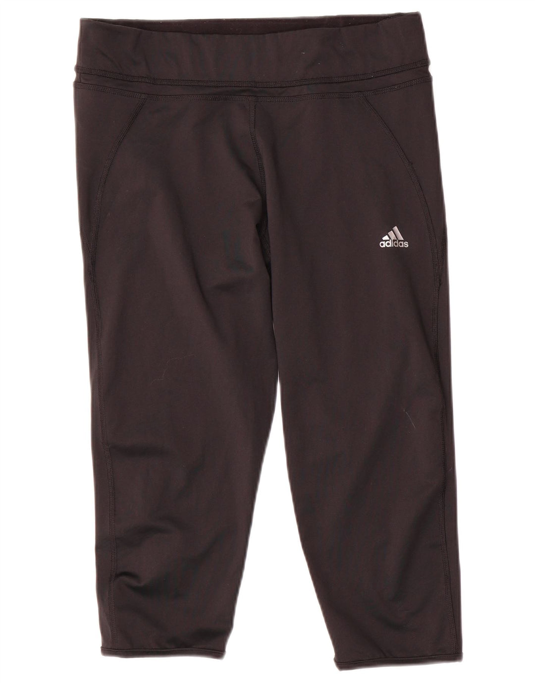 Adidas Mujer Climalite Capri Leggings UK 16/18 Grande Negro Poliéster