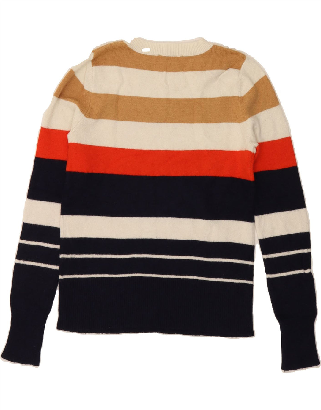 OASIS Womens Crew Neck Jumper Sweater UK 10 Small Multicoloured Striped Vintage Oasis and Second-Hand Oasis from Messina Hembry 