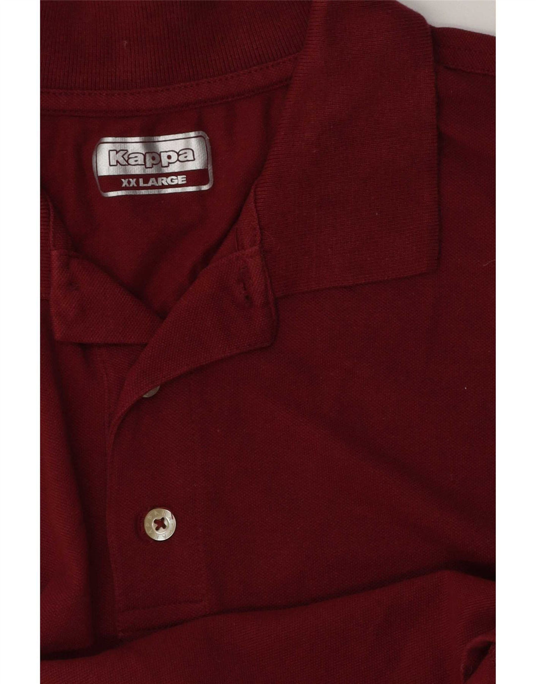 Kappa Polo Hombre 2XL Burdeos