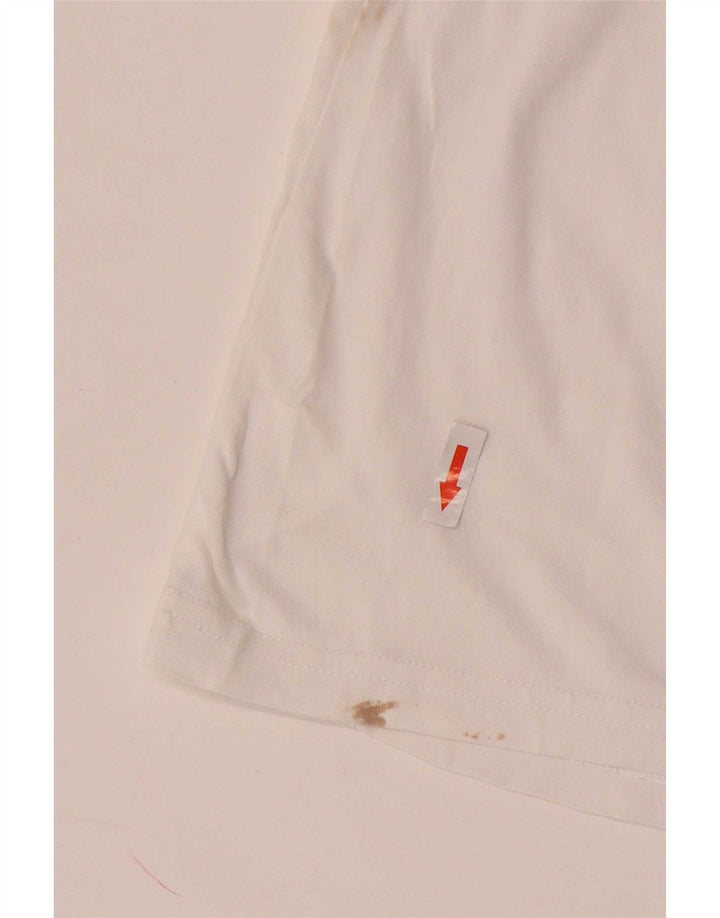 Champion Camiseta gráfica para mujer Top UK 12 Medium White