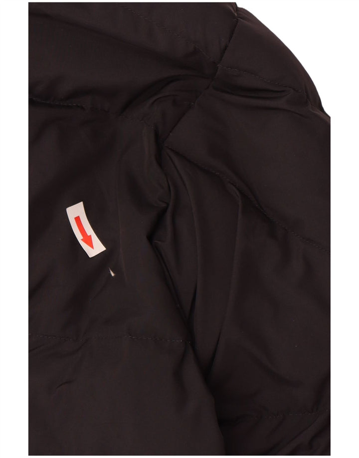 Sergio Tacchini Chaqueta acolchada con capucha para hombre UK 40 Large Poliéster negro