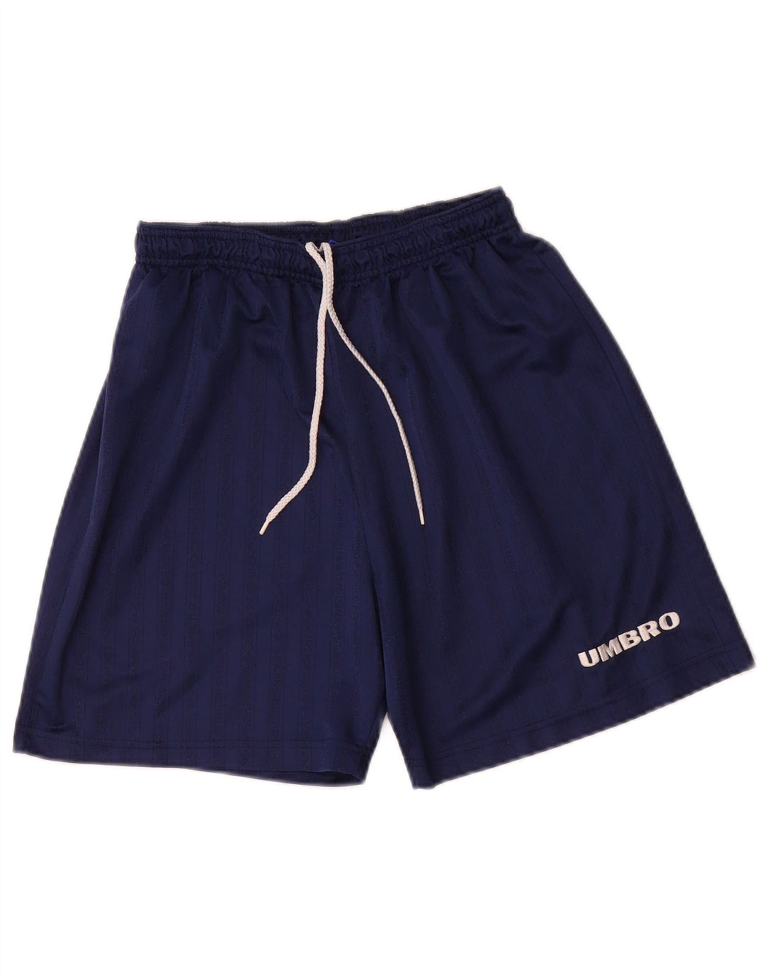 Pantalones cortos deportivos Umbro para hombre Poliéster a rayas azul marino mediano