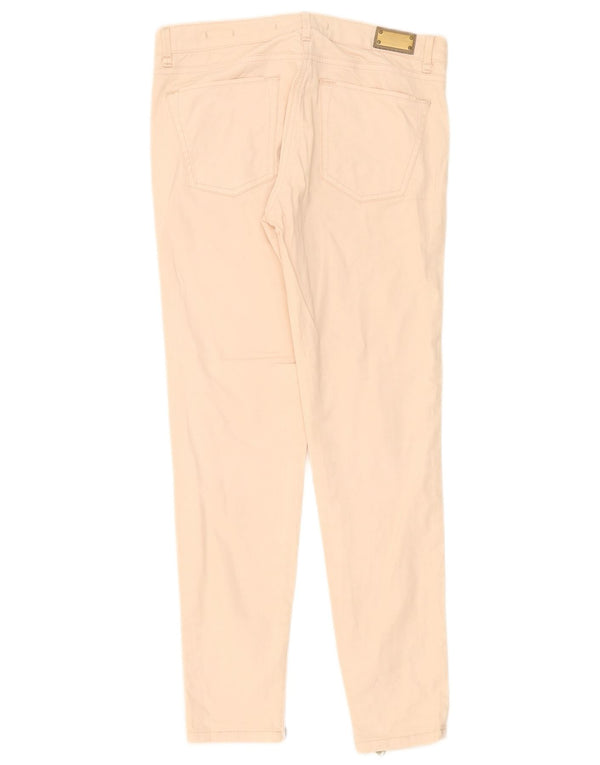 Zara Mujer Pantalones Casuales Slim EU 36 XS W26 L29 Rosa