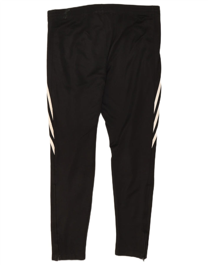 Adidas Mens Climalite Chándal Pantalones Grande Negro Poliéster