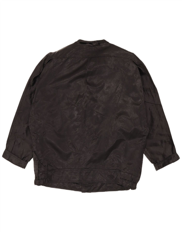 Colette Wolfgang Kaiser Chaqueta Bomber para Mujer UK 10 Small Viscosa Negra