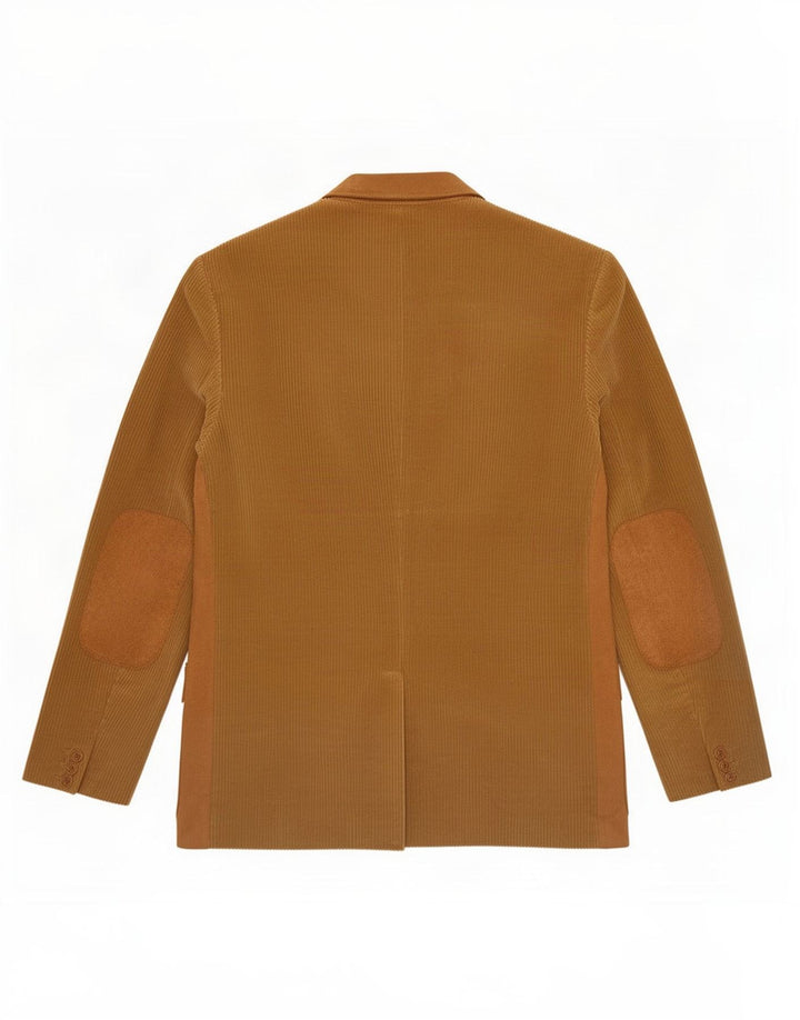 Zara Chaqueta tipo blazer de pana con 3 botones para hombre EU 50 Medium Beige Colourblock