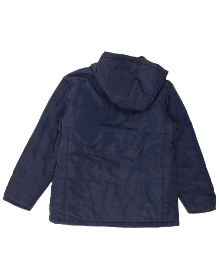 FILA Chaqueta acolchada con capucha para niño 15-16 años Azul marino Poliéster color block