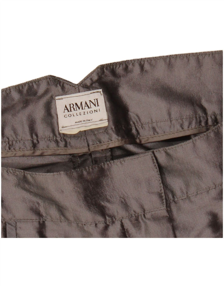 Pantalones Capri Recto Mujer Armani W31 L22 Gris