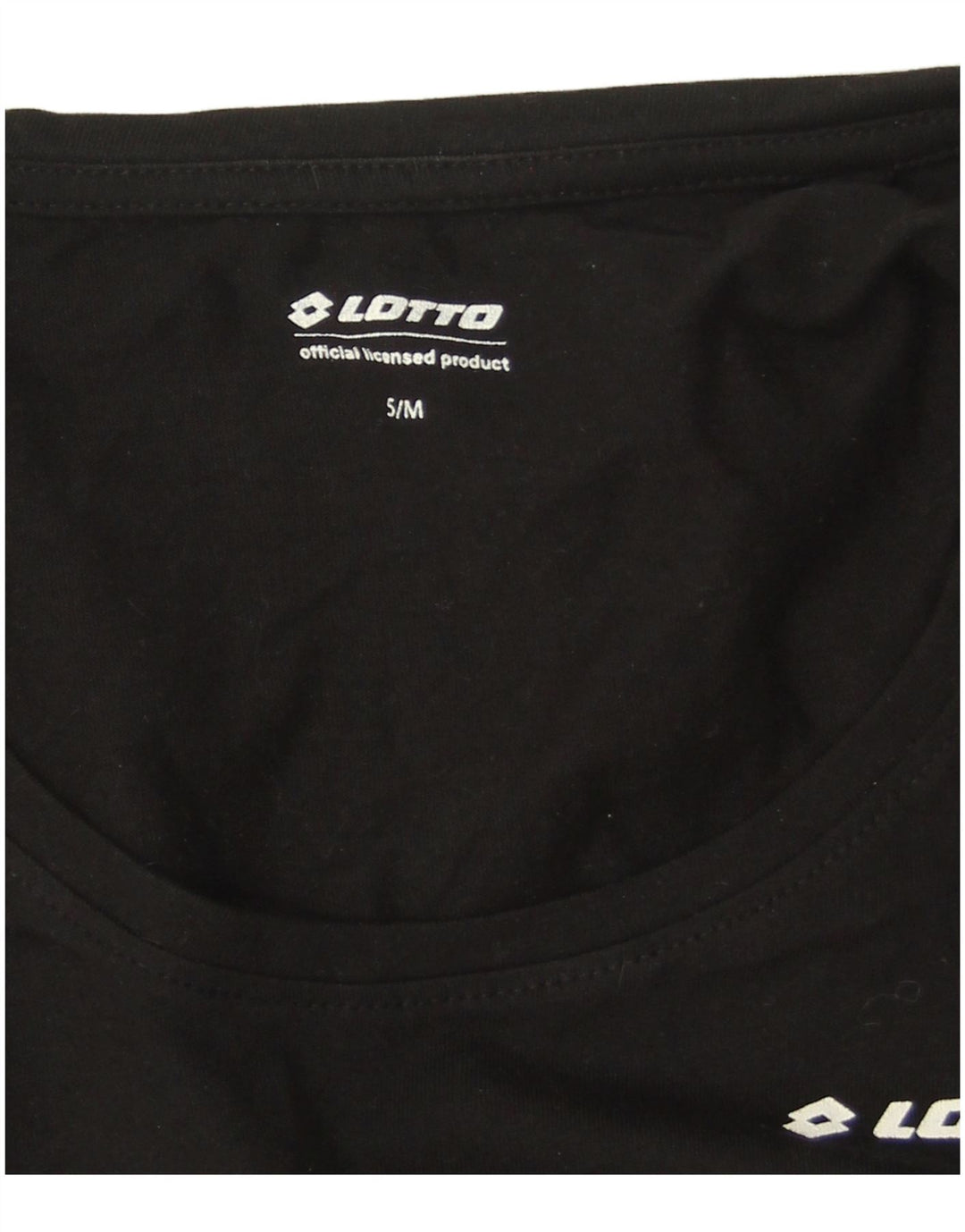 Lotto Mujer Oversize Top Manga Larga UK 10 Small Algodón Negro