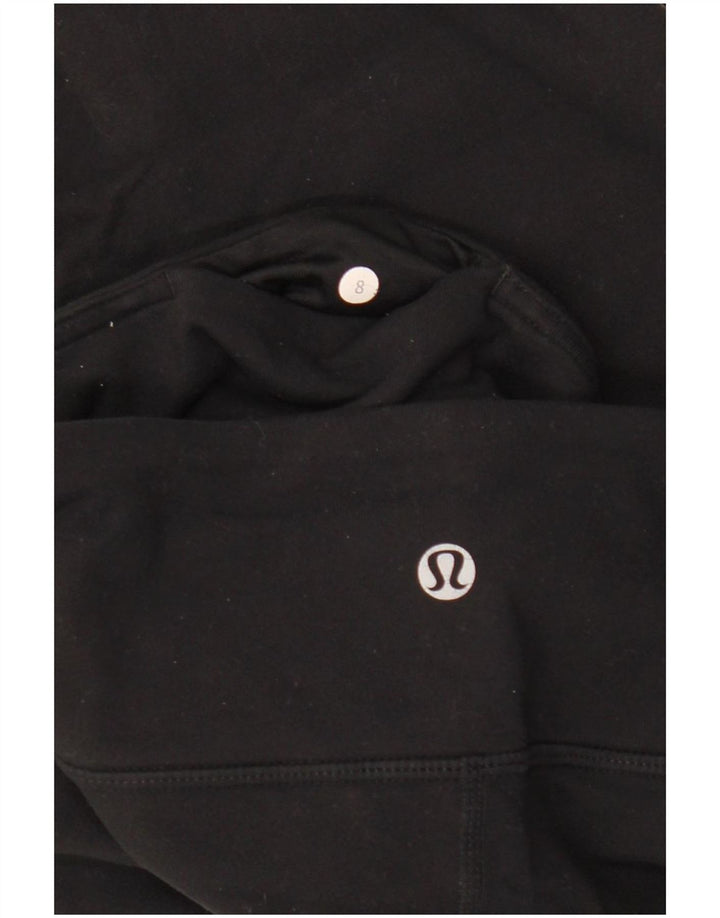 Lululemon Leggings capri para mujer US 8 mediano negro sintético