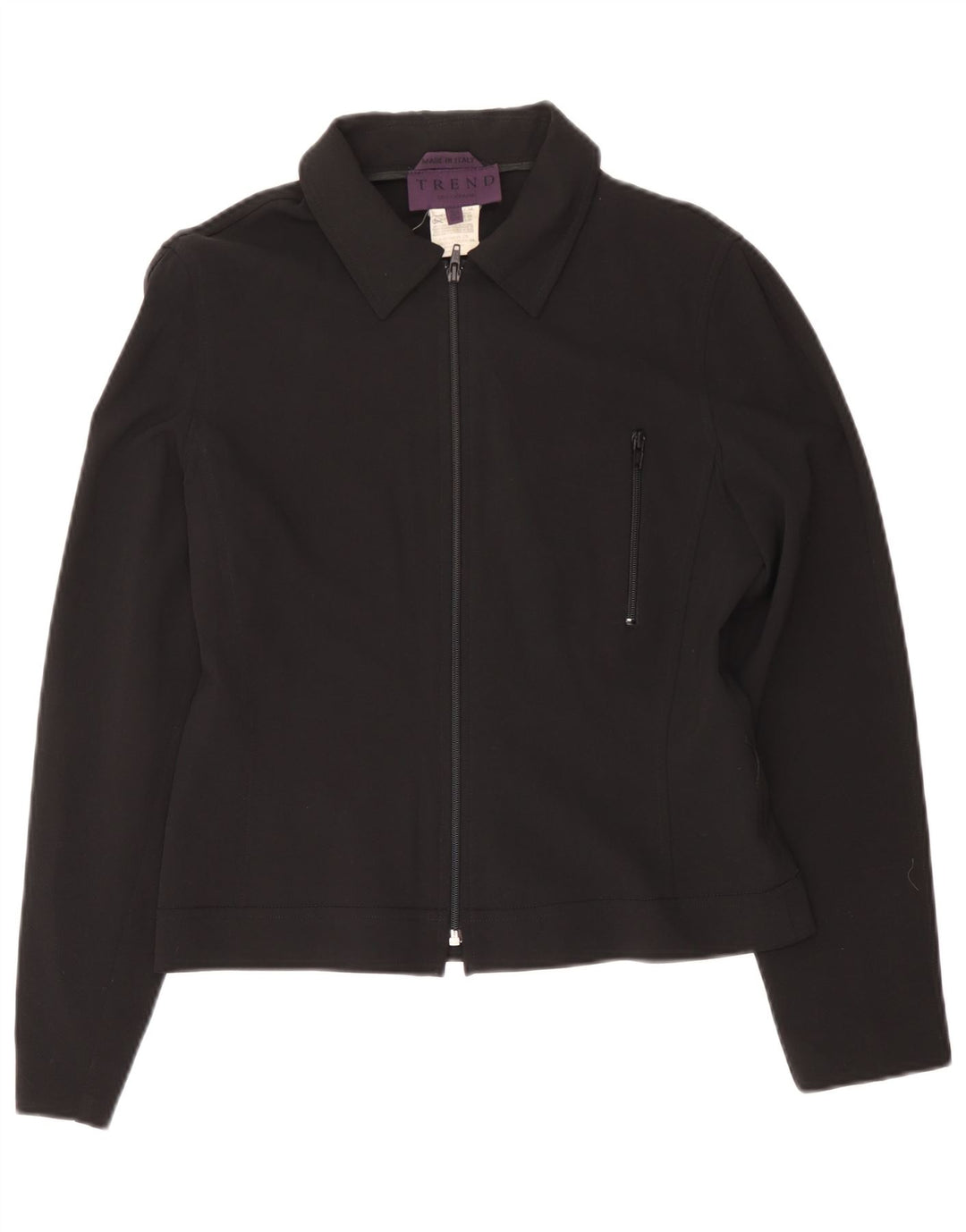 Chaqueta Bomber Mujer Trend IT 44 Viscosa Azul Marino Medio